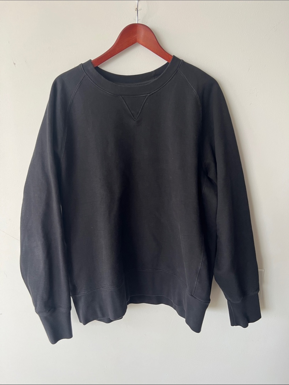 Men's American Giant Black Crewneck Sweatshirt size XL